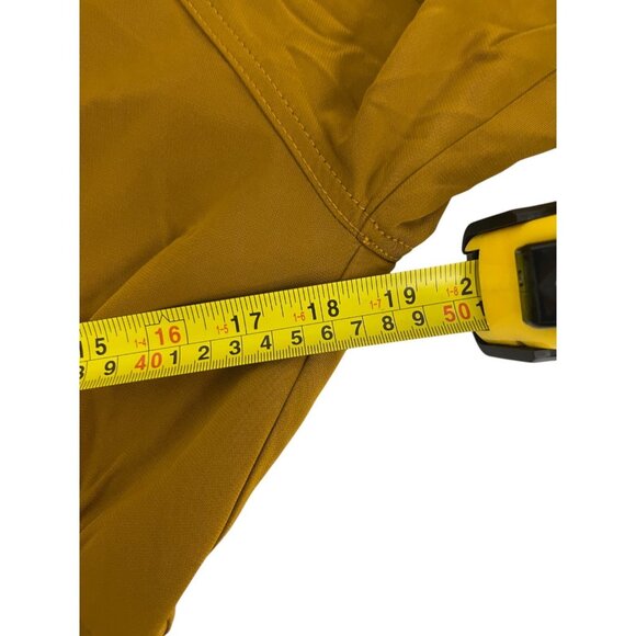 Zara Surplus Womens Midi Dress XS Mustard Gold Collared V-Neck 8516/244 NWOT - Picture 9 of 11